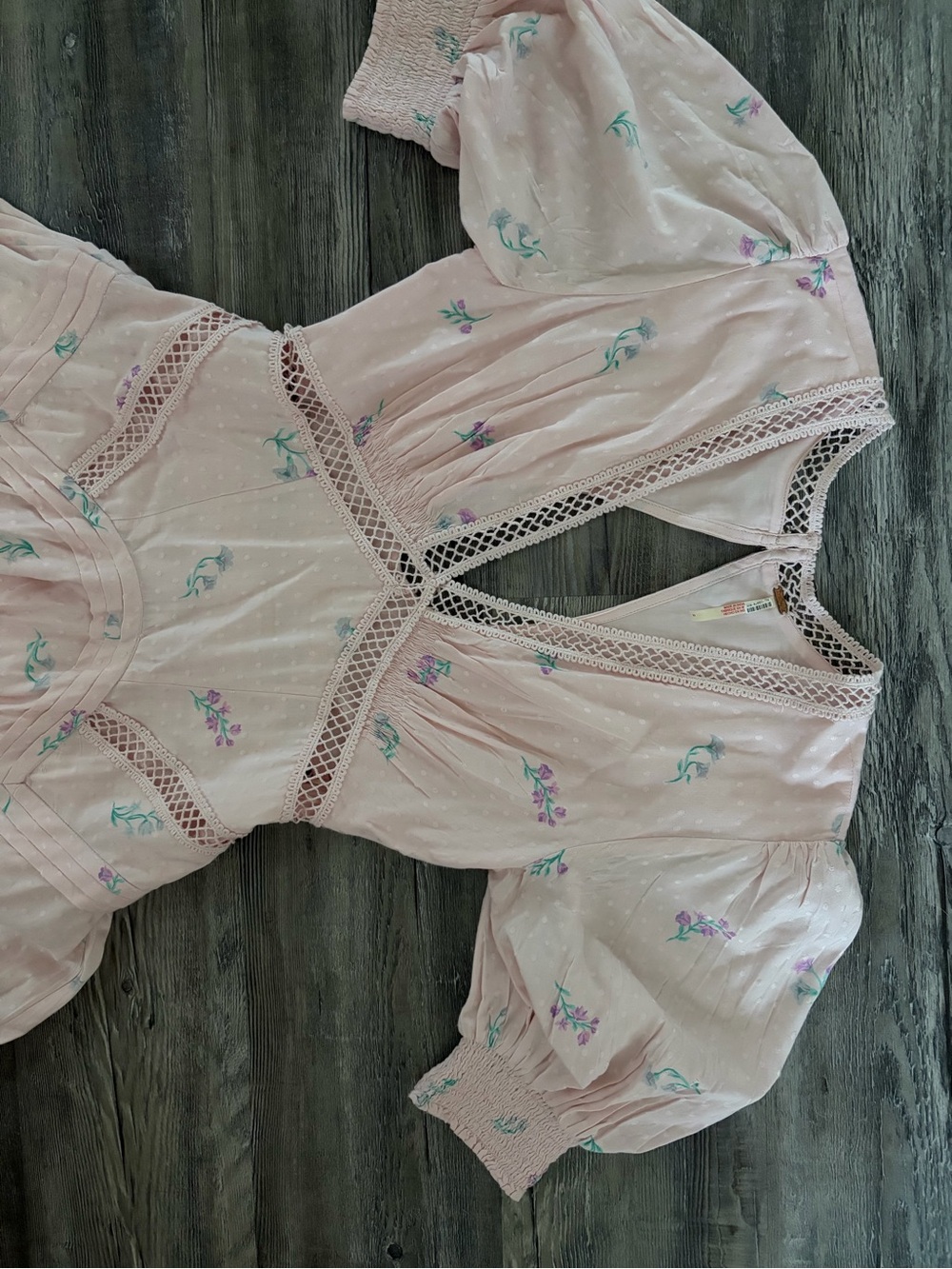 Free People Light Pink Floral Maxi Dress - Picture 3 of 7
